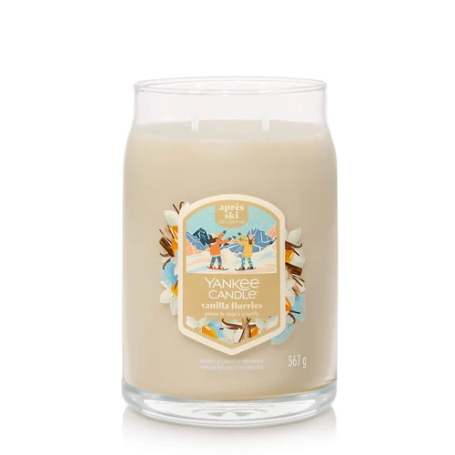 Yankee Candle® Vanilla Flurries Signature nagy üveggyertya 567 g