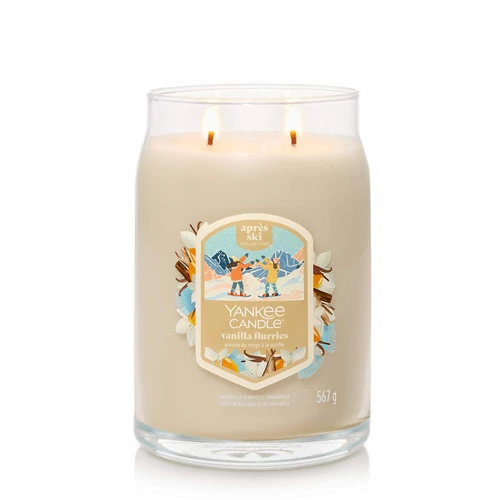 Yankee Candle® Vanilla Flurries Signature nagy üveggyertya 567 g