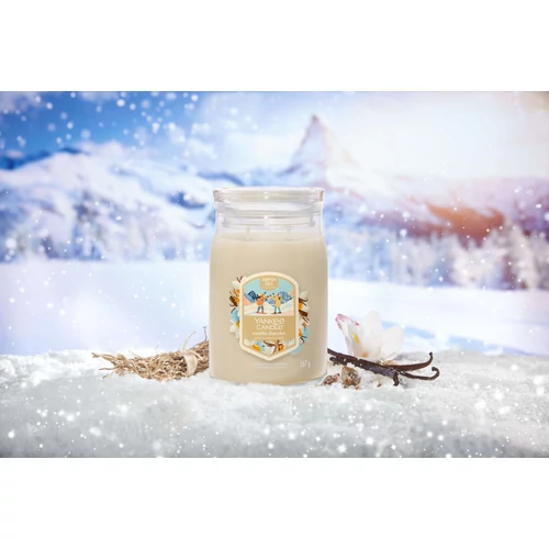Yankee Candle® Vanilla Flurries Signature nagy üveggyertya 567 g