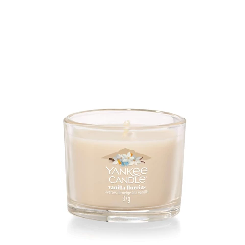Yankee Candle® Vanilla Flurries üveges mintagyertya 37 g