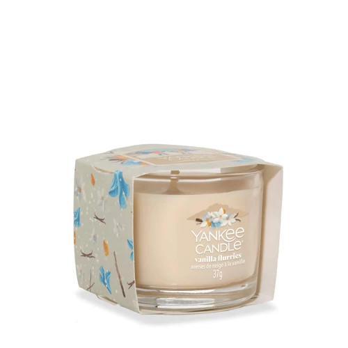 Yankee Candle® Vanilla Flurries üveges mintagyertya 37 g