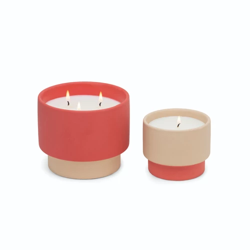 Paddywax™ Amber & Smoke Color Block kis kerámia gyertya 170 g
