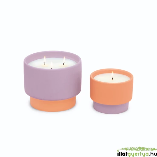 Violet & Vanilla Color Block kis kerámia gyertya 170 g