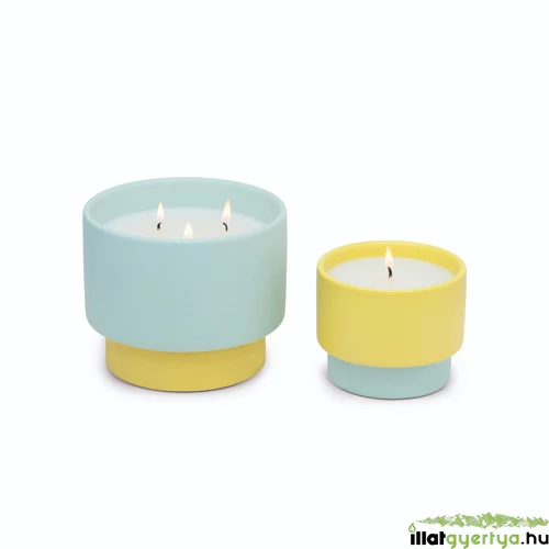 Minty Verde Color Block kis kerámia gyertya 170 g