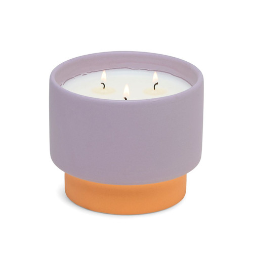 Paddywax™ Violet & Vanilla Color Block nagy kerámia gyertya 453 g