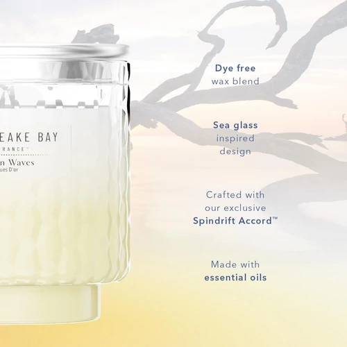 Chesapeake Bay Candle® Golden Waves nagy 3-kanócos üveggyertya 411 g