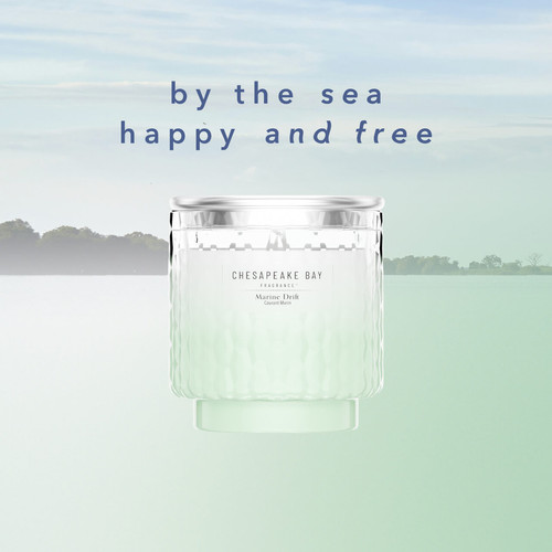 Chesapeake Bay Candle® Marine Drift nagy üveggyertya 312 g