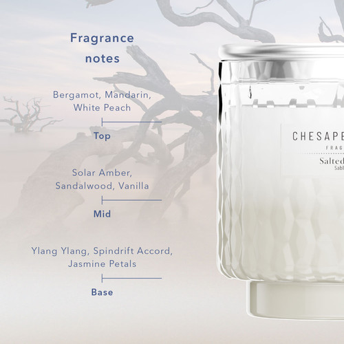 Chesapeake Bay Candle® Salted Sands nagy üveggyertya 312 g Chesapeake Bay Candle® Salted Sands nagy üveggyertya 312 g