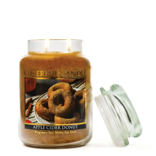 Cheerful Candle® Apple Cider Donut nagy üveggyertya 680 g