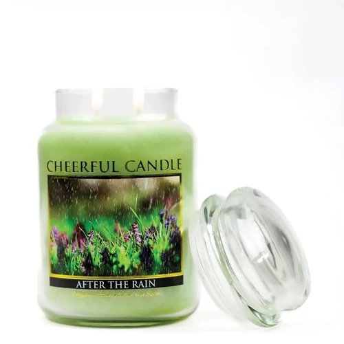 Cheerful Candle® After the Rain nagy üveggyertya 680 g