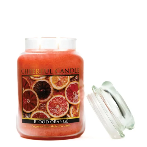 Cheerful Candle® Blood Orange nagy üveggyertya 680 g