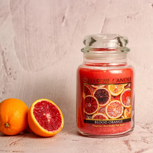 Cheerful Candle® Blood Orange nagy üveggyertya 680 g