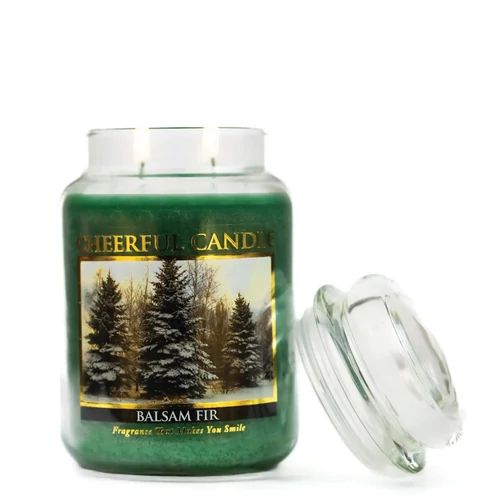 Cheerful Candle® Balsam Fir nagy üveggyertya 680 g
