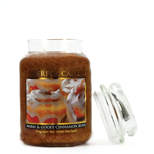 Cheerful Candle® Warm & Gooey Cinnamon Buns nagy üveggyertya 680 g