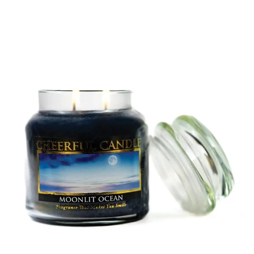 Cheerful Candle® Moonlit Ocean közepes üveggyertya 454 g