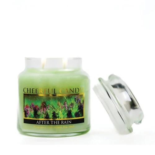 Cheerful Candle® After the Rain közepes üveggyertya 454 g