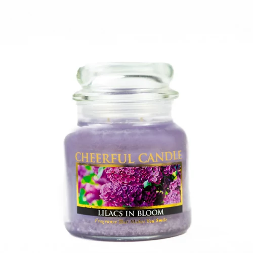 Cheerful Candle® Cheerful Candle® Lilacs in Bloom közepes üveggyertya 454 g