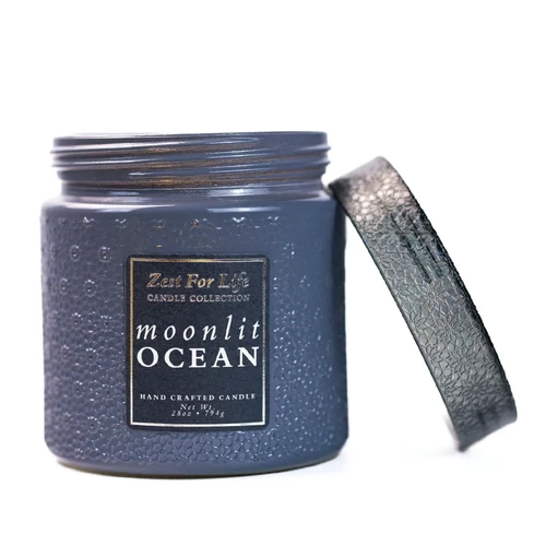 Cheerful Candle® Zest for Life Moonlit Ocean nagy üveggyertya 794 g