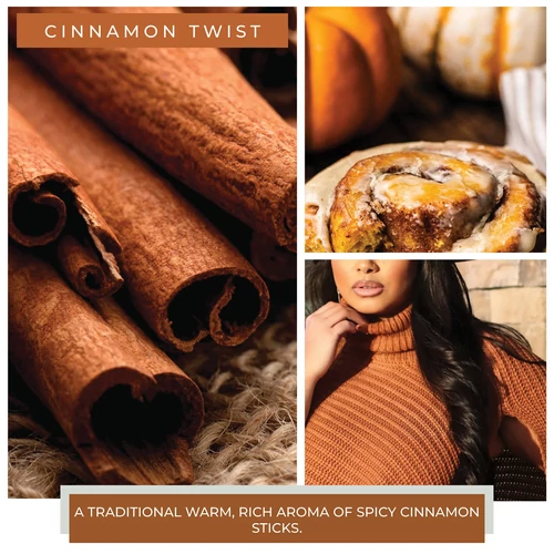 Cheerful Candle® Cinnamon Twist mini viasz 55 g