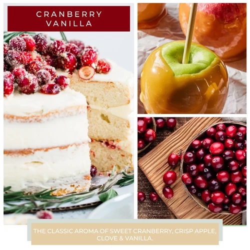 Keepers of the Light® Cranberry Vanilla nagy üveggyertya 964 g