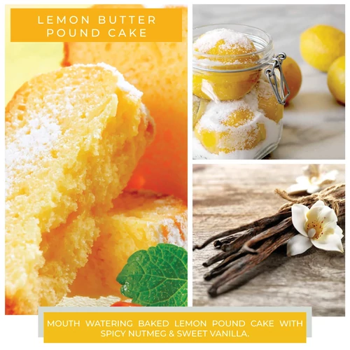 Cheerful Candle® Lemon Butter Pound Cake mini viasz 55 g