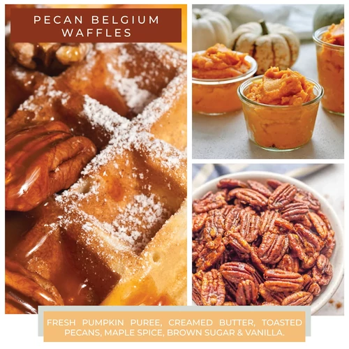 Cheerful Candle® Pecan Belgium Waffles mini viasz 55 g