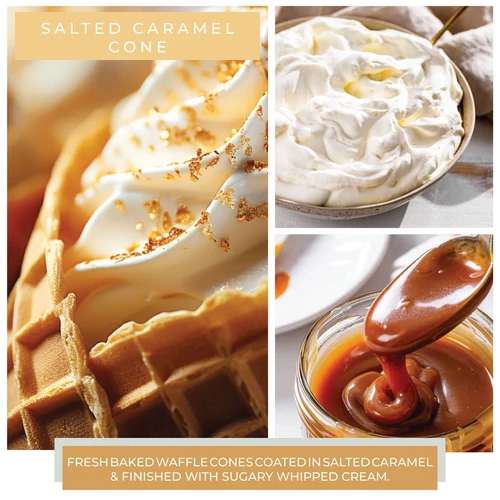 Keepers of the Light® Salted Caramel Cone nagy üveggyertya 964 g