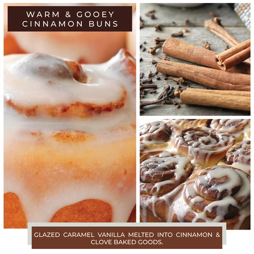 Cheerful Candle® Warm & Gooey Cinnamon Buns nagy üveggyertya 680 g