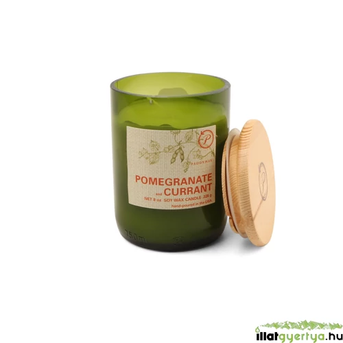 Paddywax™ Pomegranate & Currant Eco üveggyertya