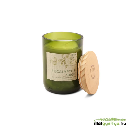 Eucalyptus & Sage Eco üveggyertya