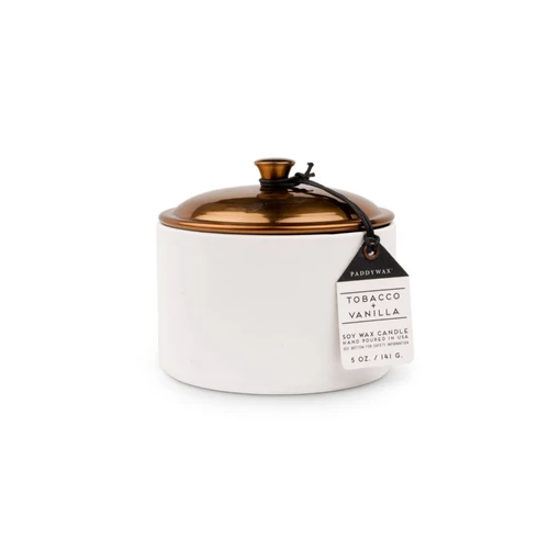Tobacco & Vanilla Hygge kis kerámia gyertya