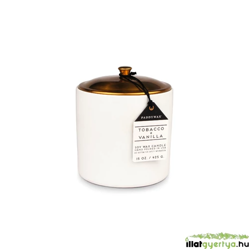 Tobacco & Vanilla Hygge nagy kerámia gyertya