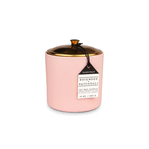 Rosewood & Patchouli Hygge nagy kerámia gyertya