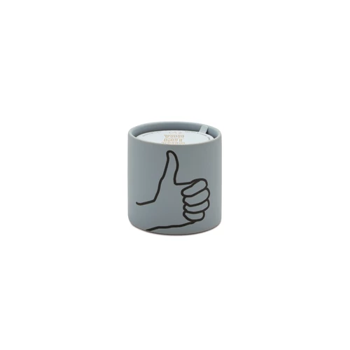 Paddywax™ Leaf & Cardamom Impressions "Thumbs Up" kerámia gyertya