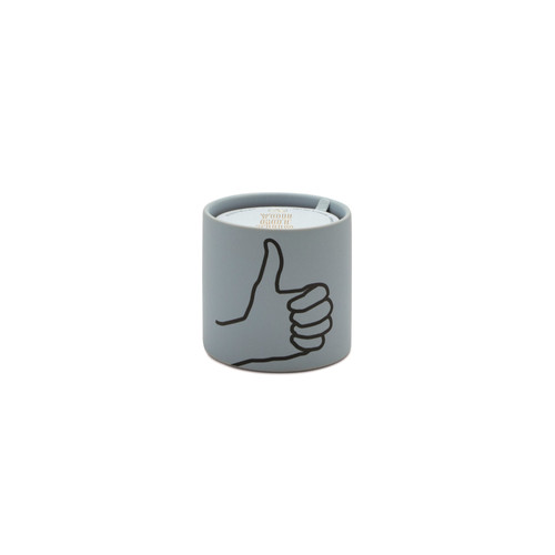 Paddywax™ Leaf & Cardamom Impressions "Thumbs Up" kerámia gyertya 163 g