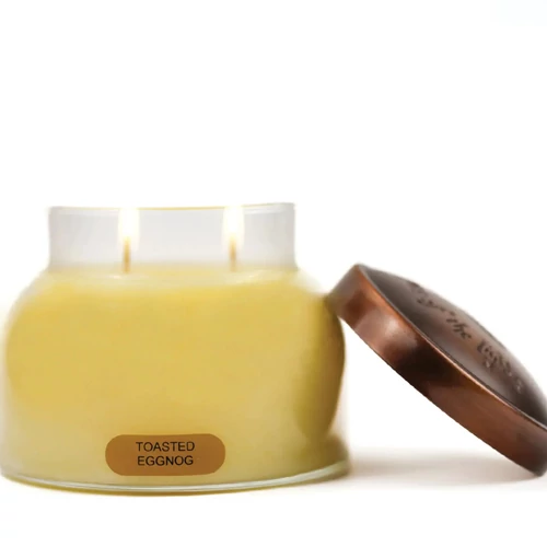 Keepers of the Light® Toasted Eggnog közepes üveggyertya 624 g