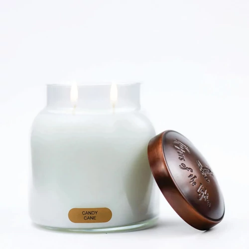 Keepers of the Light® Candy Cane nagy üveggyertya 964 g