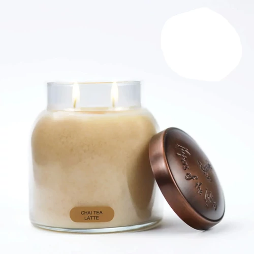 Keepers of the Light® Chai Tea Latte nagy üveggyertya 964 g Keepers of the Light® Chai Tea Latte nagy üveggyertya 964 g