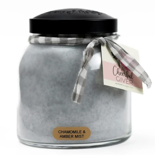 Keepers of the Light® Keepers of the Light® Chamomila &amp; Amber Mist nagy üveggyertya 964 g