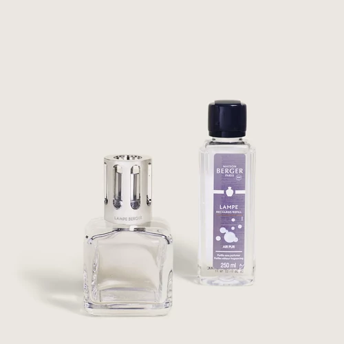 Maison Berger Paris® Transparent Ice Cube - Air Pur katalitikus lámpa szett