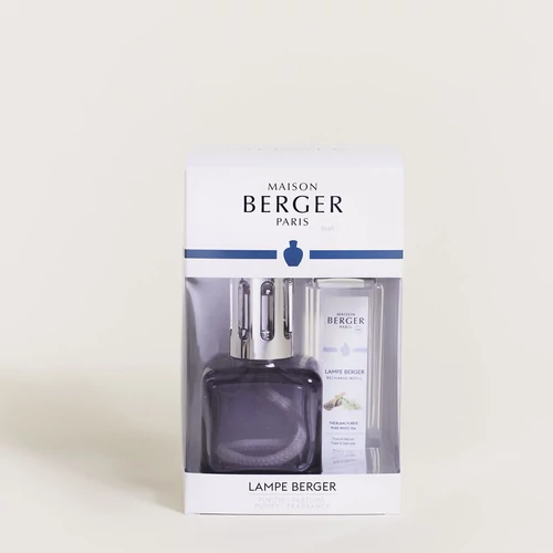 Maison Berger Paris® Grey Ice Cube - Pure White Tea katalitikus lámpa szett