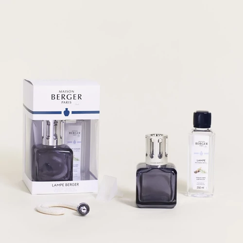 Maison Berger Paris® Grey Ice Cube - Pure White Tea katalitikus lámpa szett