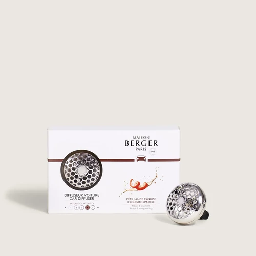 Maison Berger Paris Chrome Metal Exquisite Sparkle autós illatdiffúzor szett