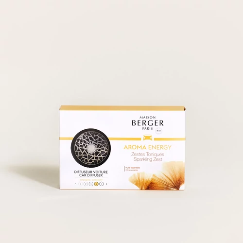 Maison Berger Paris® Aroma Energy - Sparkling Zest autós illatdiffúzor szett