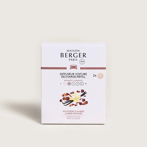 Maison Berger Paris® Amber Powder autós illatdiffúzor utántöltő