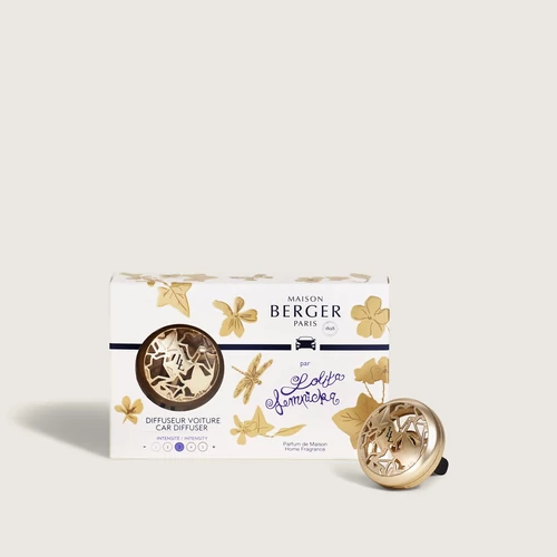 Maison Berger Paris Satin Gold - Lolita Lempicka autós illatdiffúzor szett
