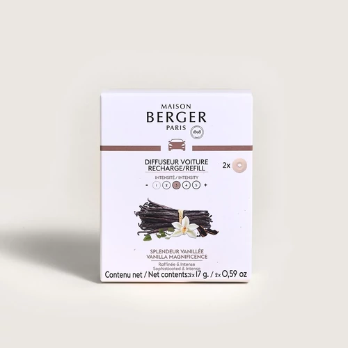 Maison Berger Paris® Vanilla Magnificence autós illatdiffúzor utántöltő