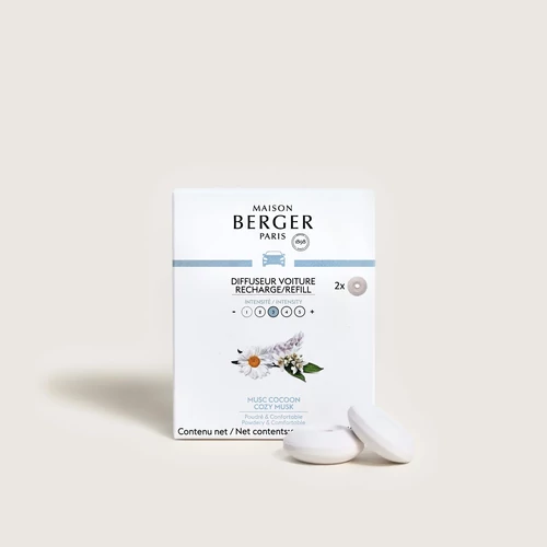 Maison Berger Paris® Cozy Musk autós illatdiffúzor utántöltő