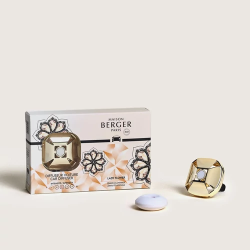 Maison Berger Paris® Eternity Gold - Lady Flower autós illatdiffúzor szett Maison Berger Paris® Eternity Gold - Lady Flower autós illatdiffúzor szett