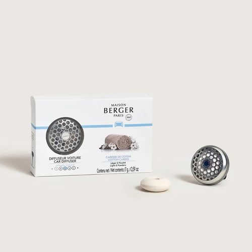 Maison Berger Paris® Matt Silver Cotton Caress illatdiffúzor szett